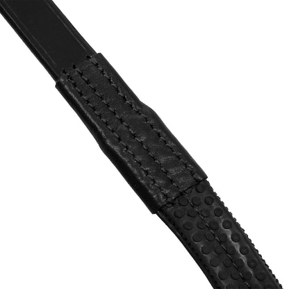 Equestro Reins with leather and rubber martingale