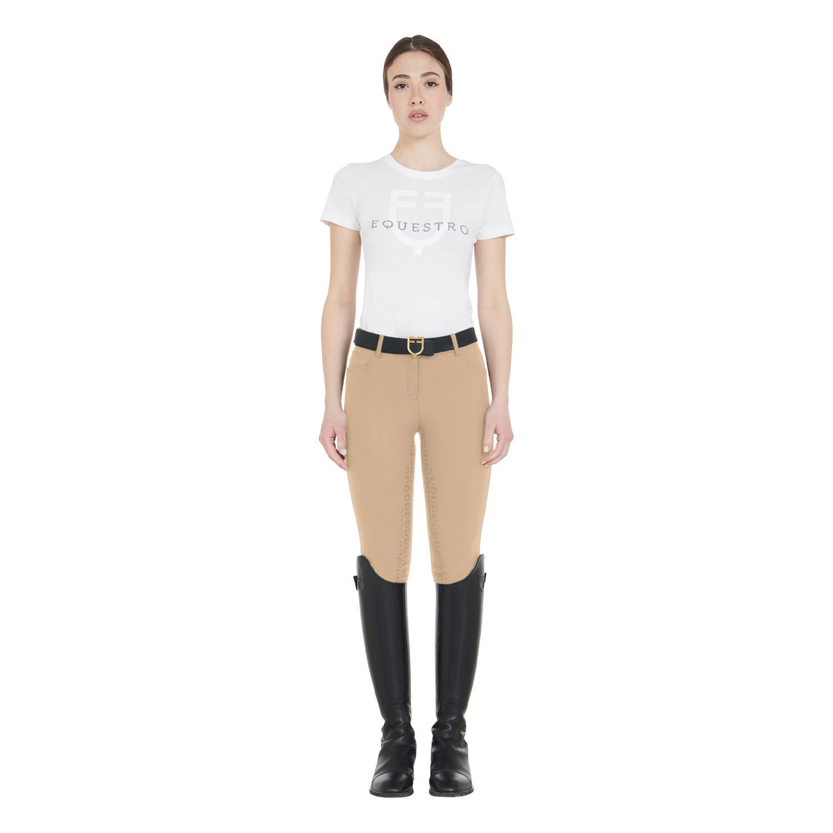 Equestro Women's full grip slim fit breeches