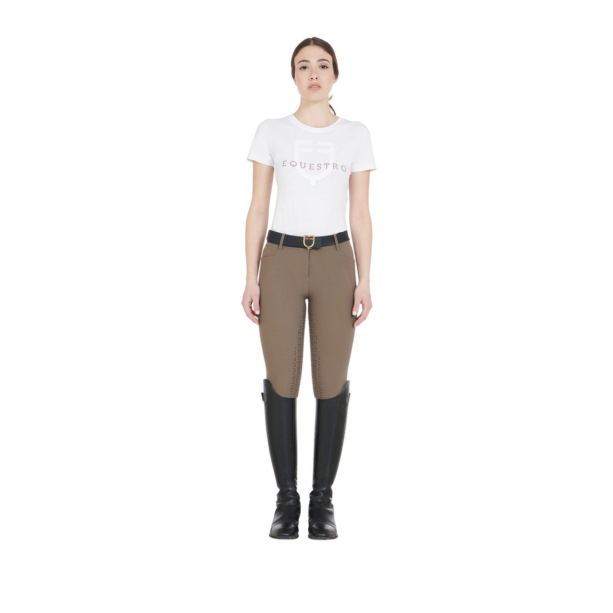 Equestro Women's full grip slim fit breeches