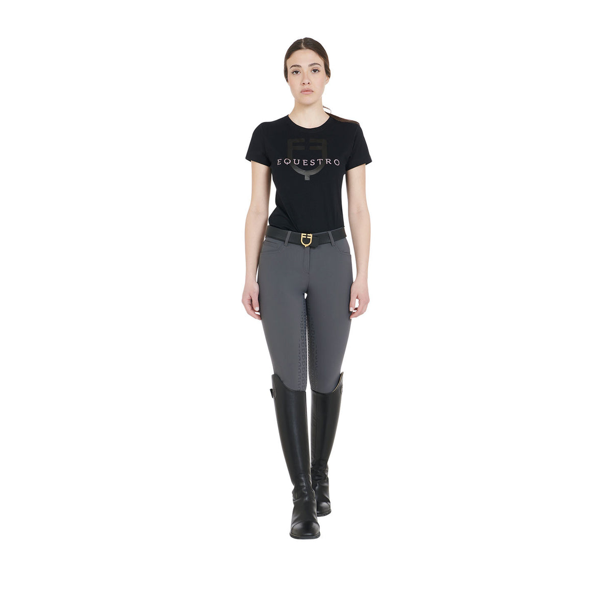 Equestro Women's full grip slim fit breeches