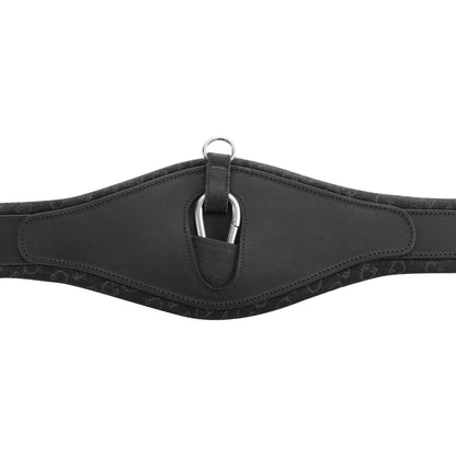 Equestro Jumping girth shaped leather