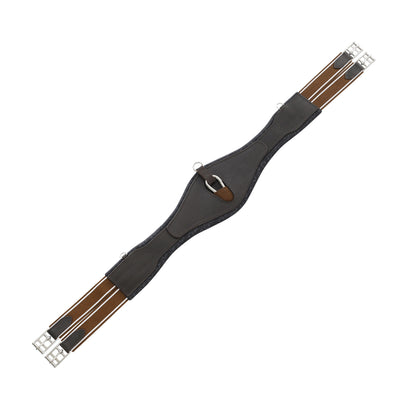 Equestro Jumping girth shaped leather