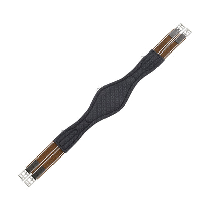 Equestro Jumping girth shaped leather
