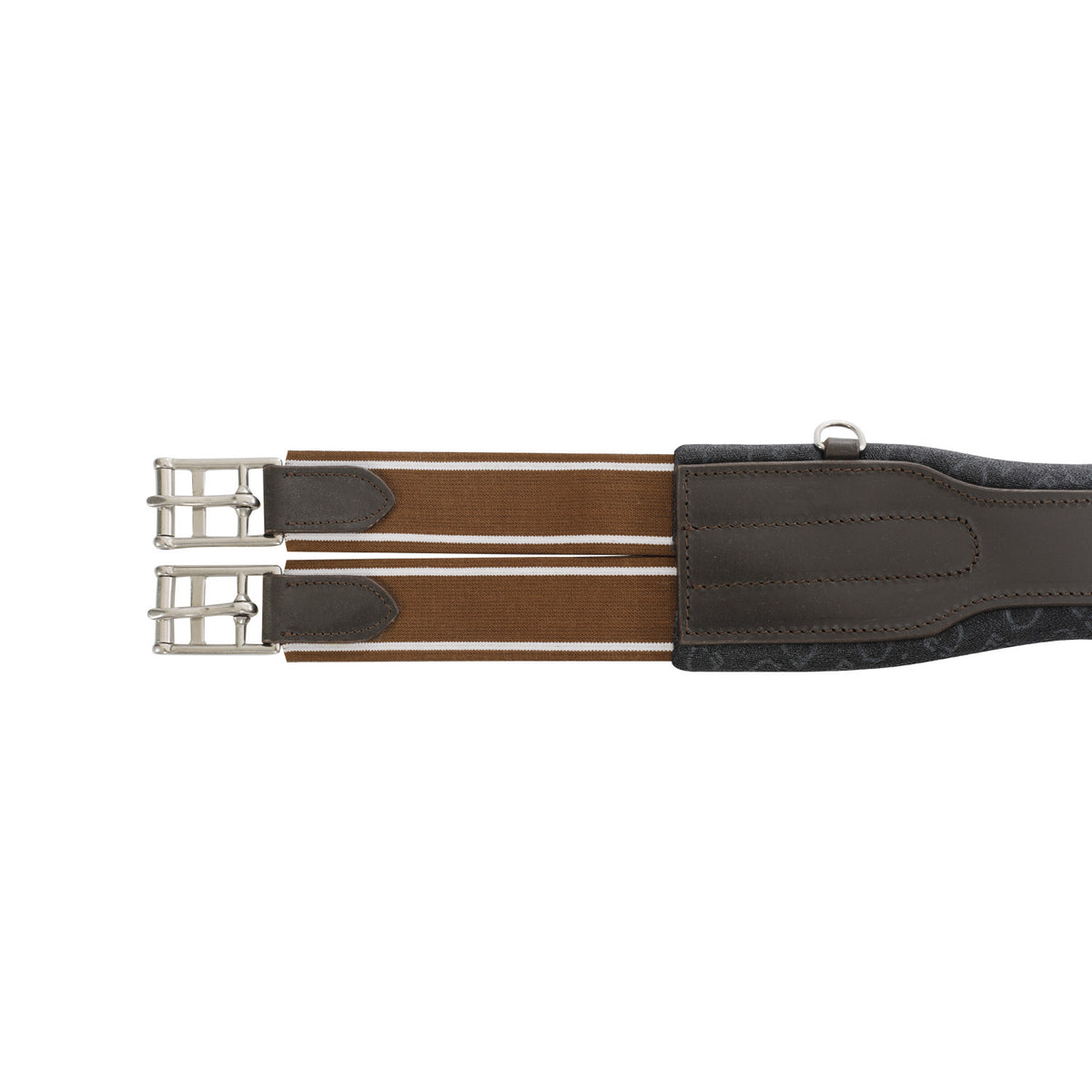 Equestro Jumping girth shaped leather