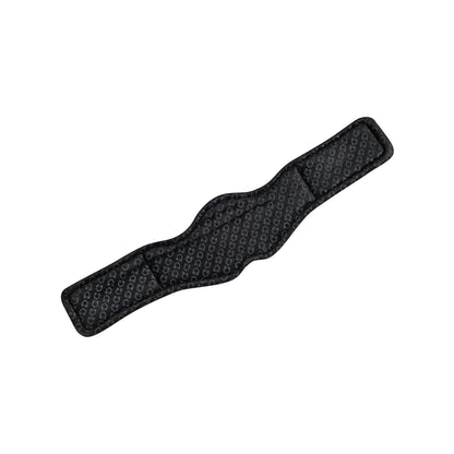 Equestro Shaped dressage girth in leather with engraved logo