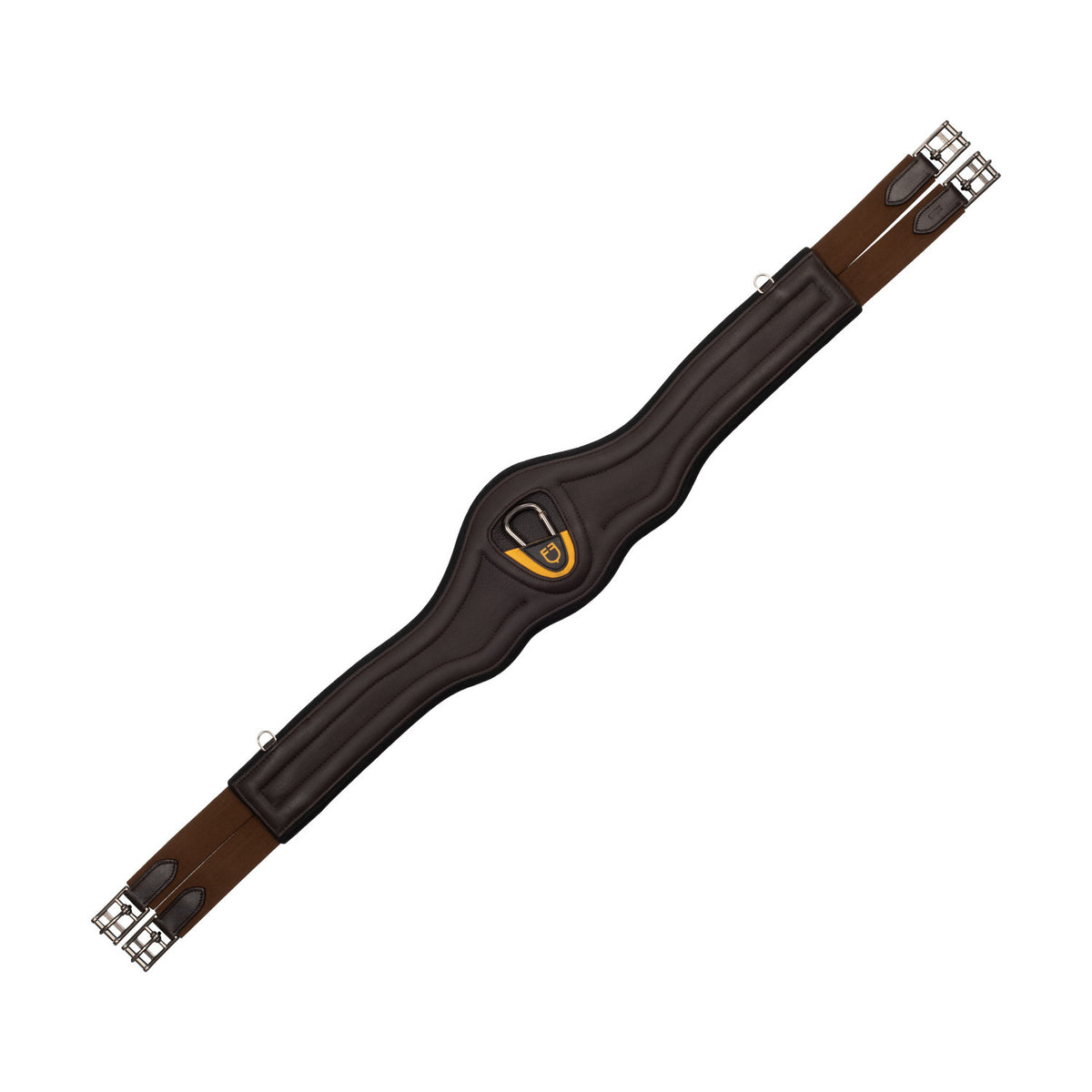 Equestro Jumping girth contoured leather