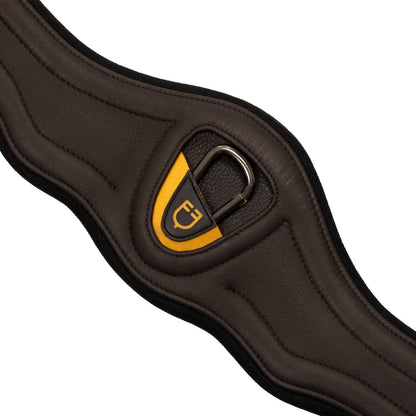 Equestro Jumping girth contoured leather