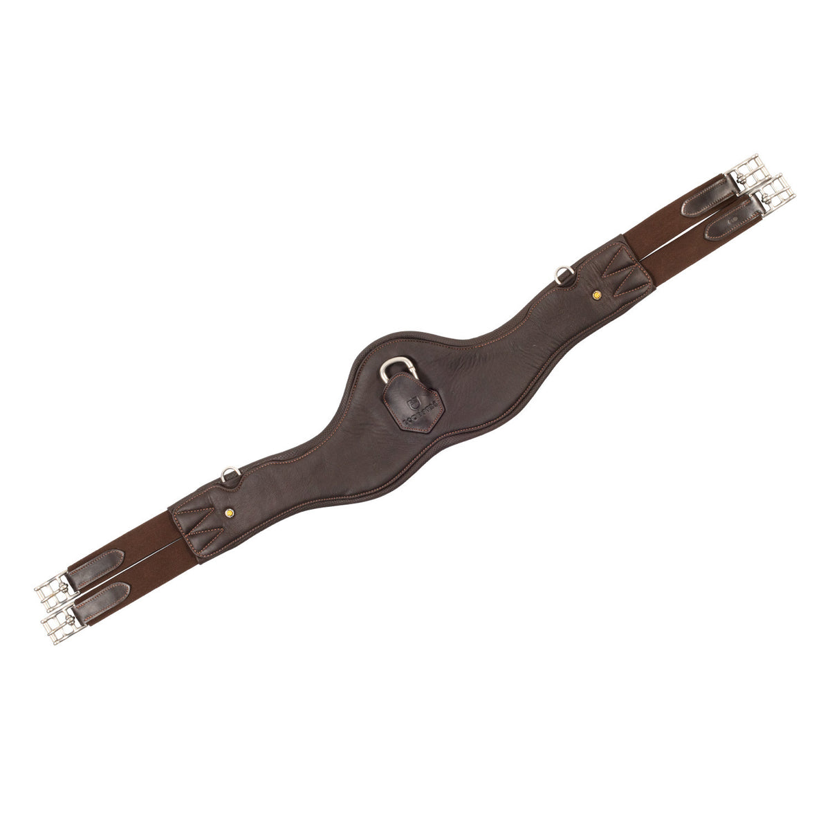 Equestro Shaped leather jumping girth
