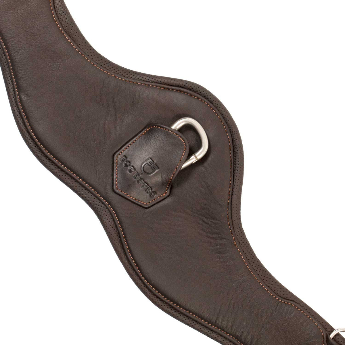 Equestro Shaped leather jumping girth