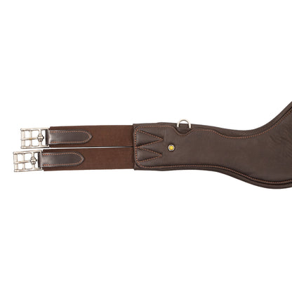 Equestro Shaped leather jumping girth