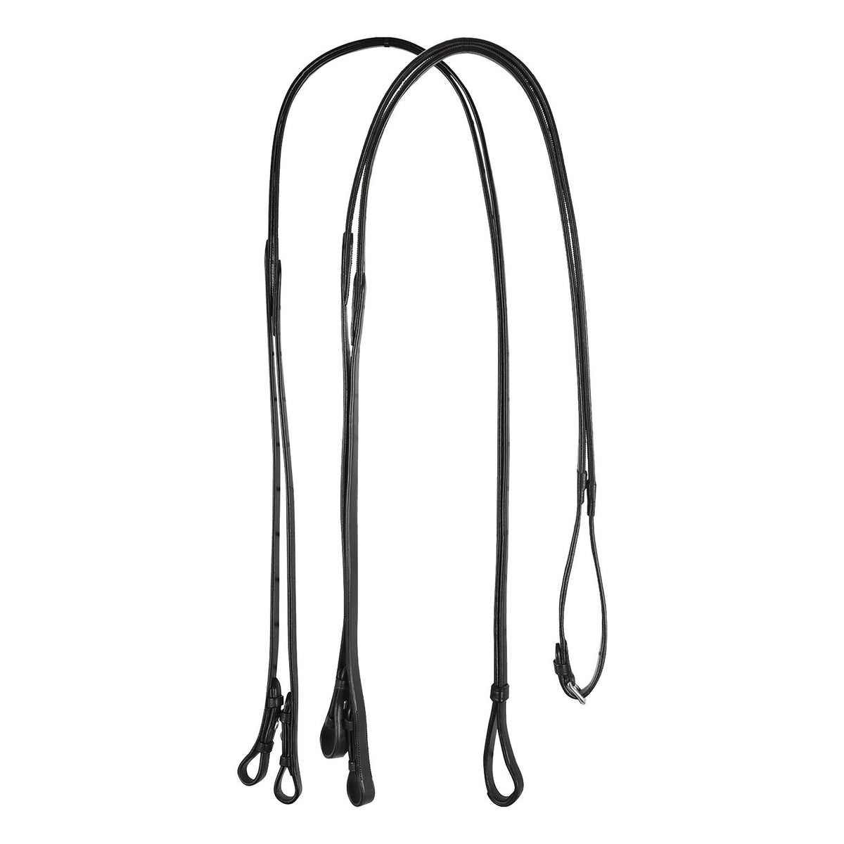Equestro Dressage leather double reins