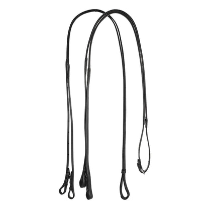 Equestro Dressage leather double reins