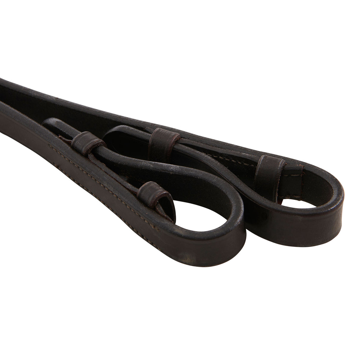 Equestro Dressage leather double reins