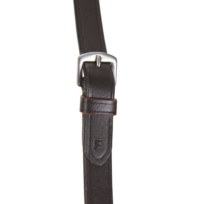 Equestro Dressage leather double reins