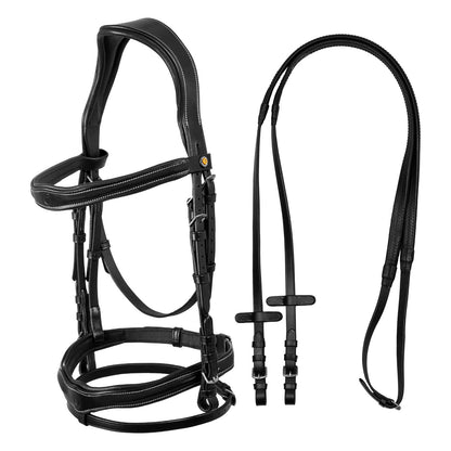 Equestro Anatomical bridle with logo
