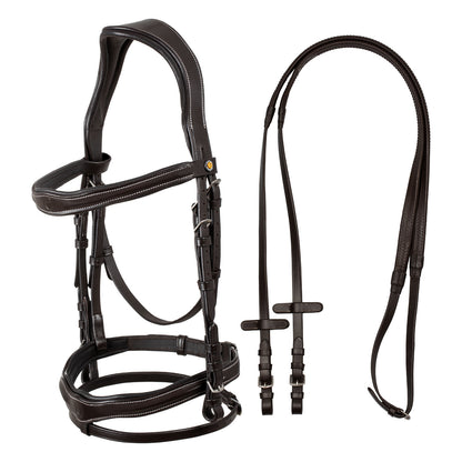 Equestro Anatomical bridle with logo