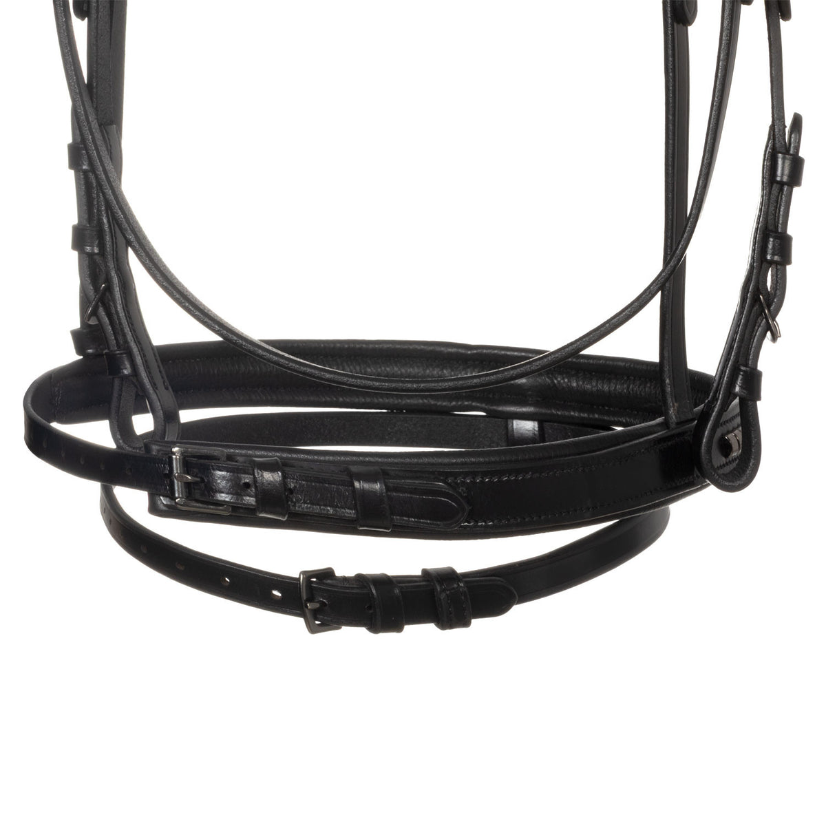 Equestro Leather bridle with black clincher