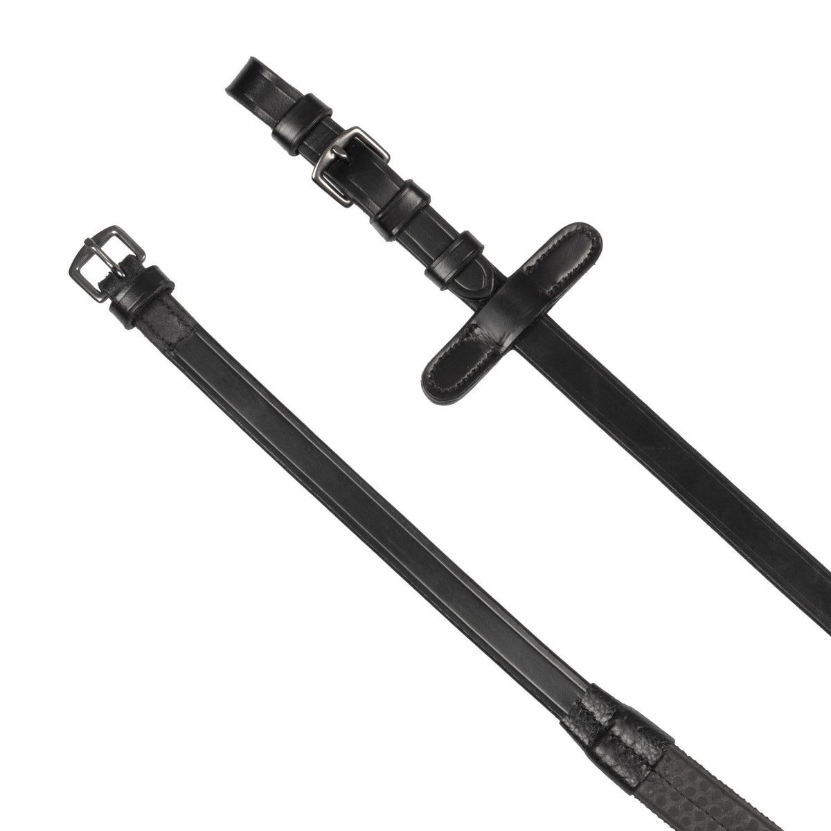 Equestro Leather bridle with black clincher