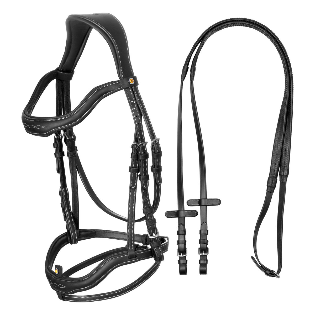 Equestro Soft leather stitched bridle