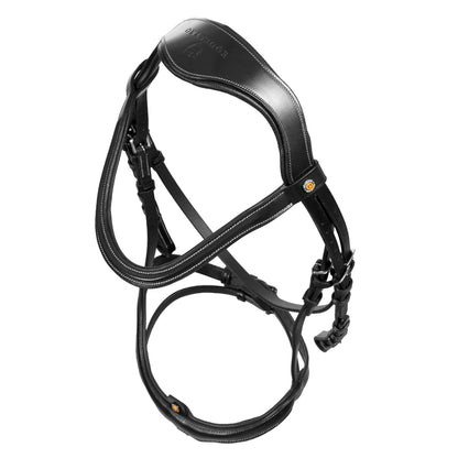 Equestro Anatomical bridle with curved noseband