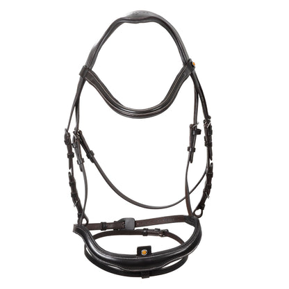 Equestro Anatomical bridle with curved noseband