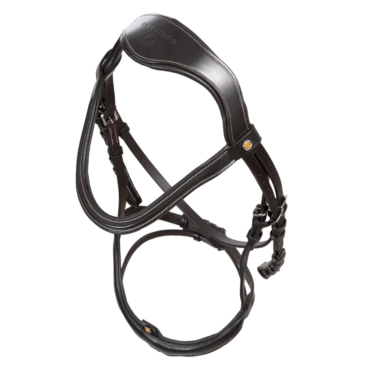 Equestro Anatomical bridle with curved noseband