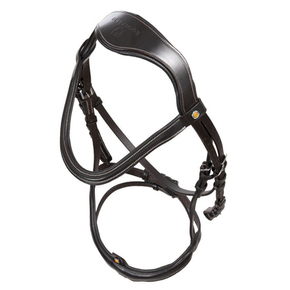 Equestro Anatomical bridle with curved noseband