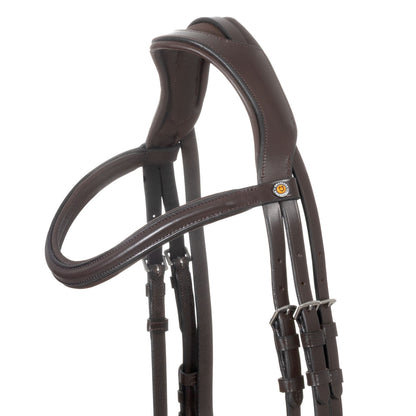 Equestro English bridle with anatomical noseband