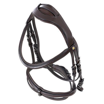 Equestro English bridle with anatomical noseband