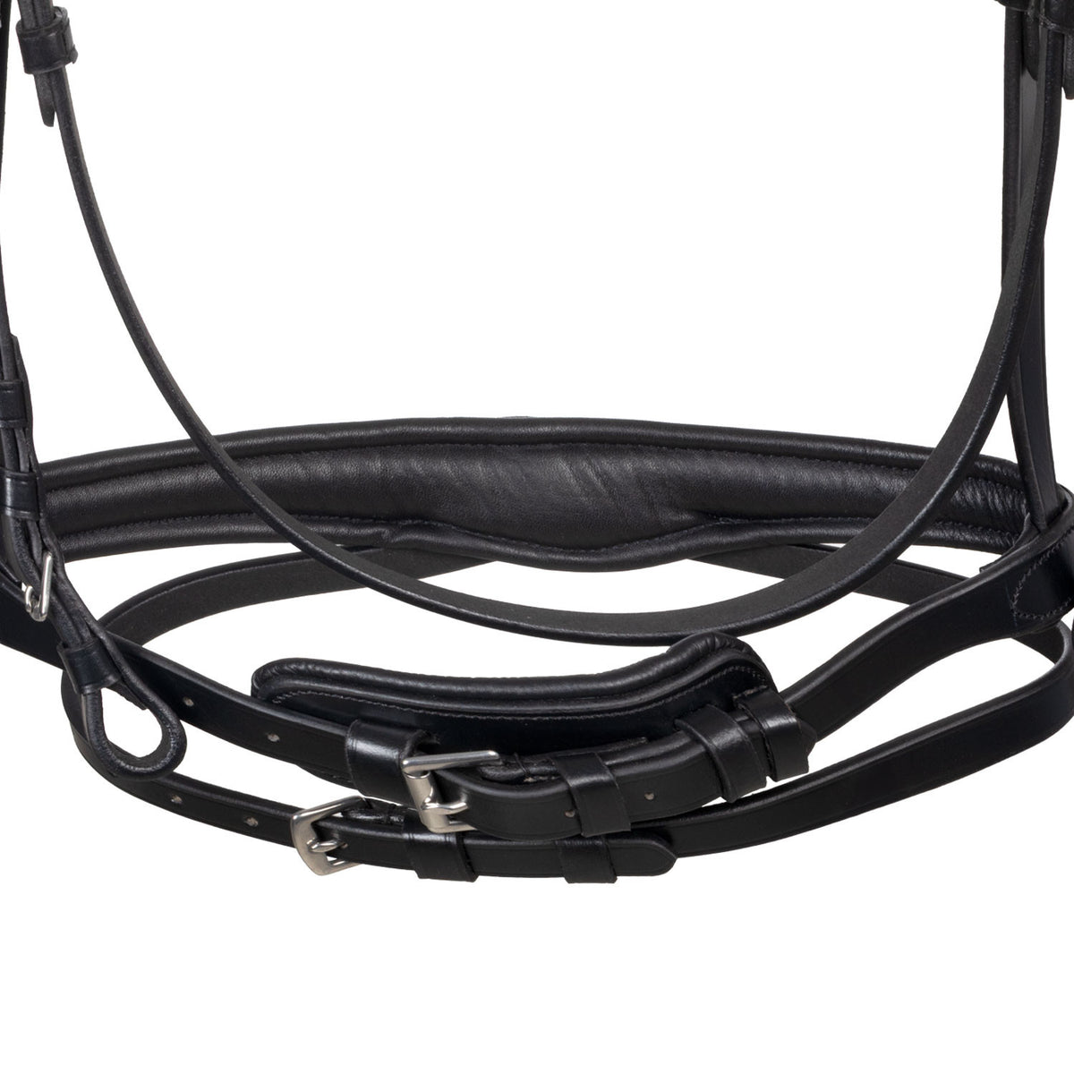 Equestro Anatomical bridle with fuchsia rhinestones