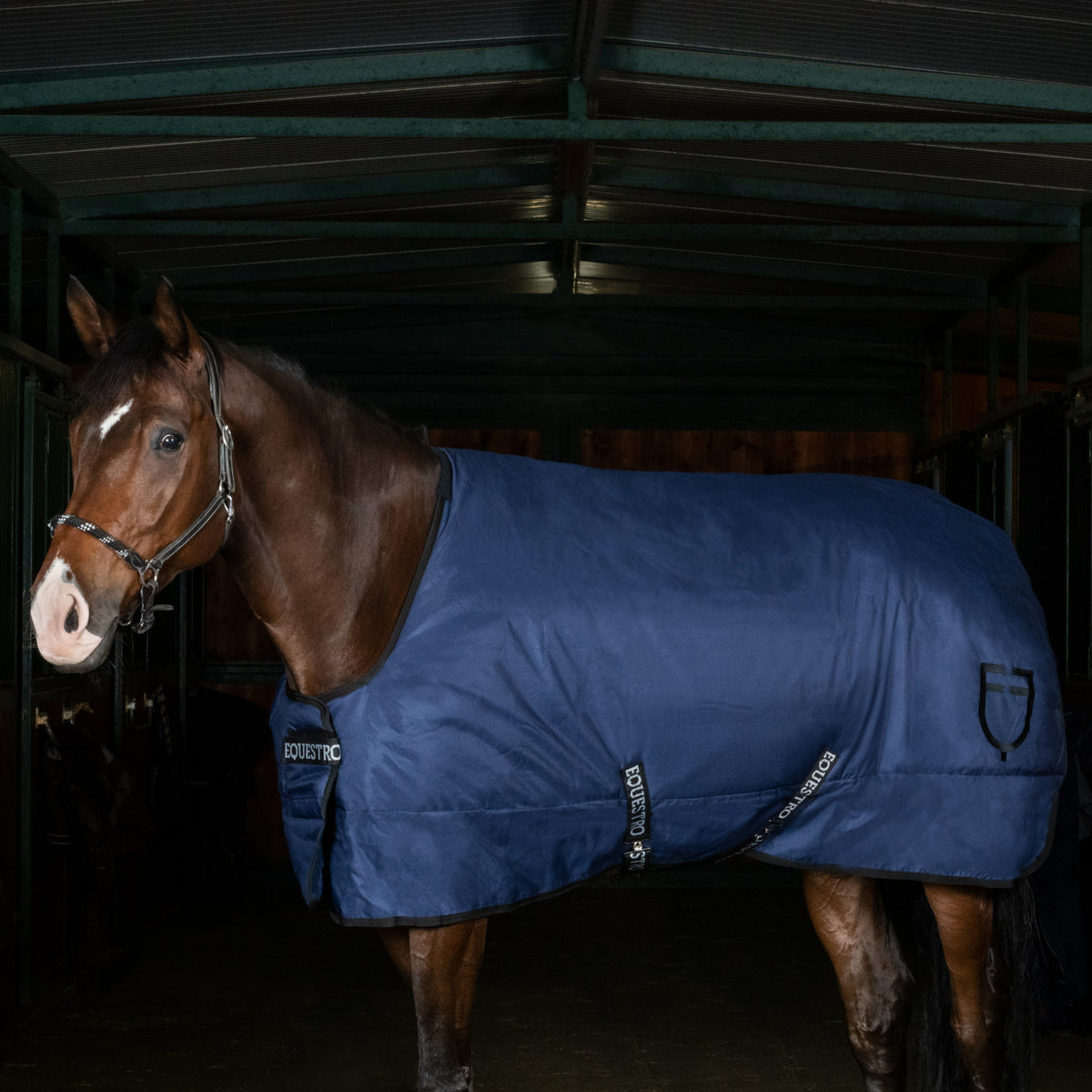 Equestro Rip-stop stable rug with logo
