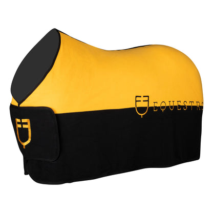 Equestro Bicolour anti-pilling fleece rug