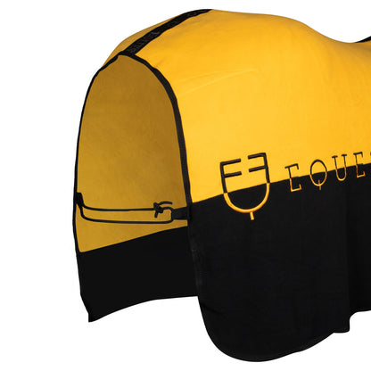 Equestro Bicolour anti-pilling fleece rug