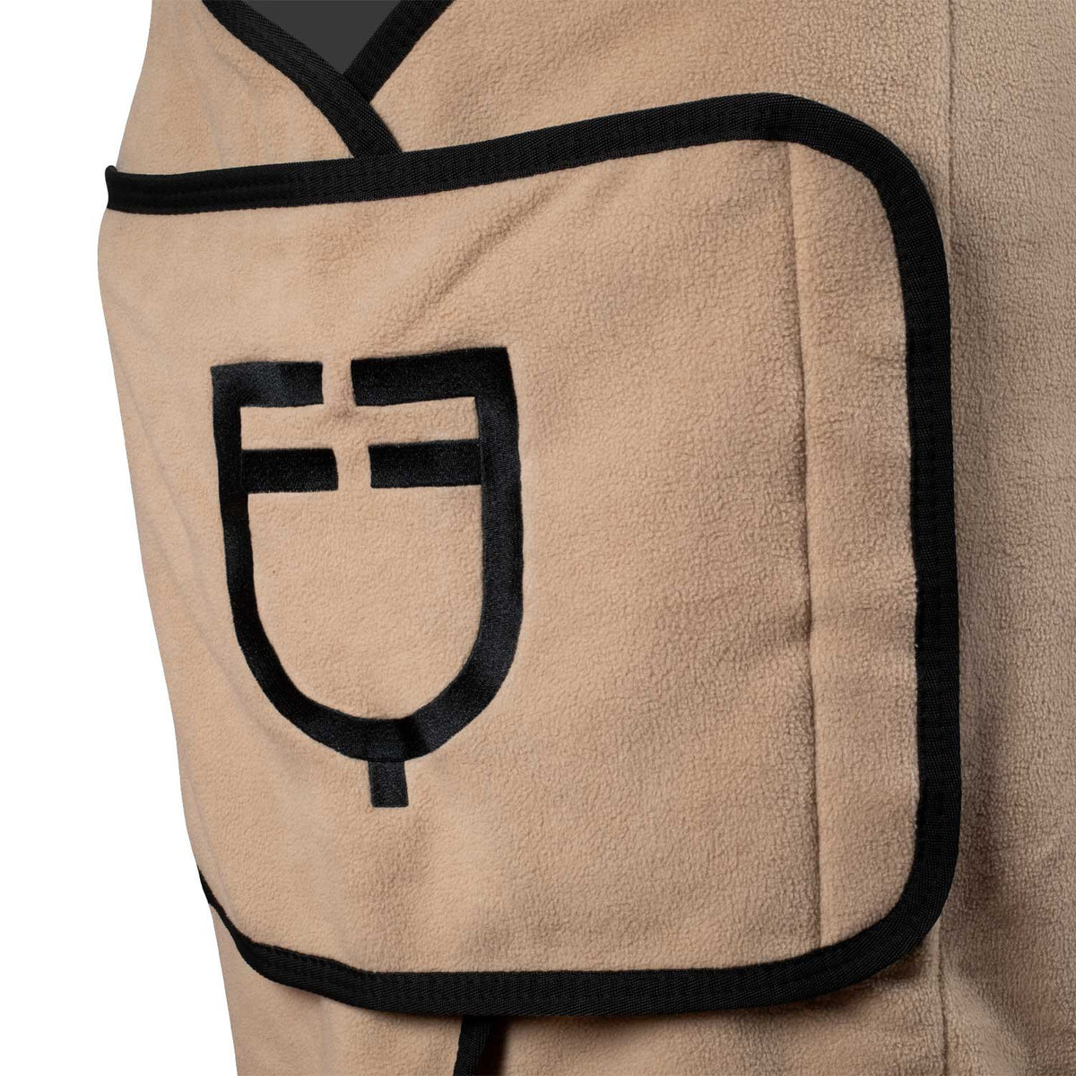 Equestro Fleece rug with flap front closure