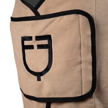 Equestro Fleece rug with flap front closure