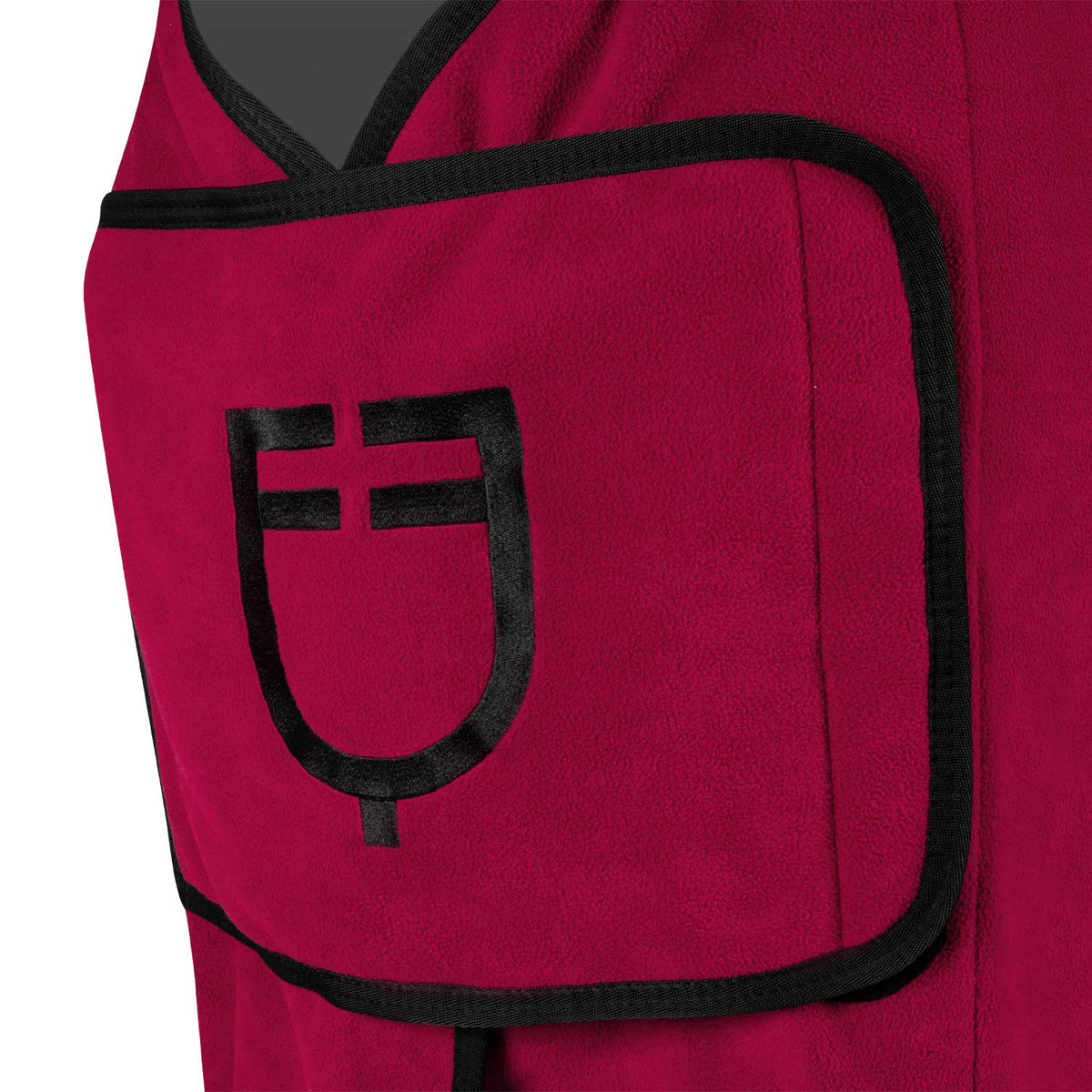Equestro Fleece rug with flap front closure