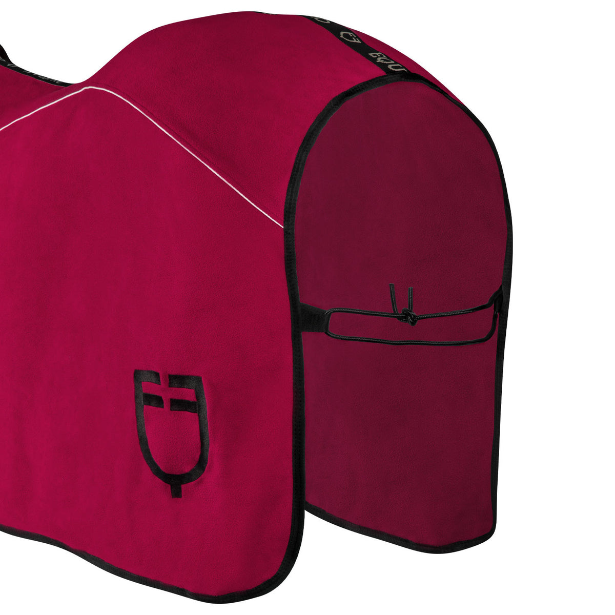 Equestro Fleece rug with flap front closure