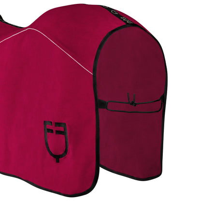 Equestro Fleece rug with flap front closure