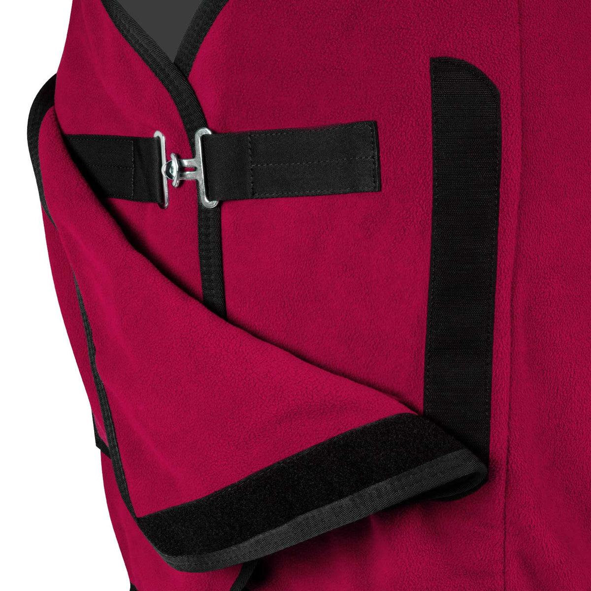 Equestro Fleece rug with flap front closure