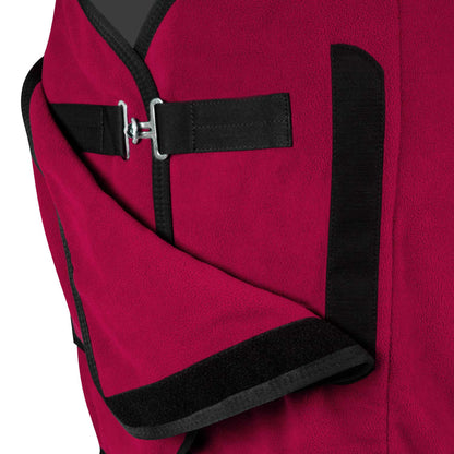 Equestro Fleece rug with flap front closure