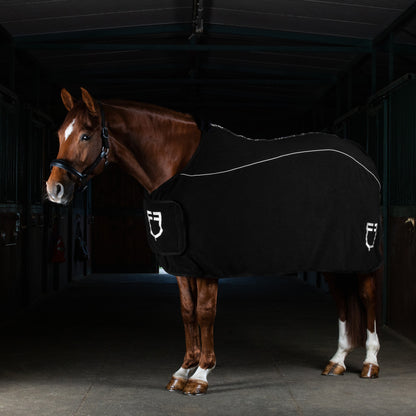 Equestro Fleece rug with flap front closure