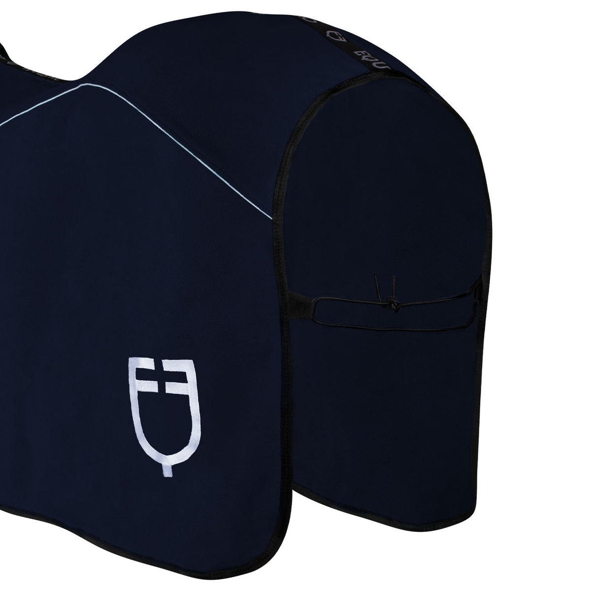 Equestro Fleece rug with flap front closure