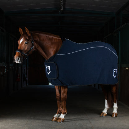 Equestro Fleece rug with flap front closure