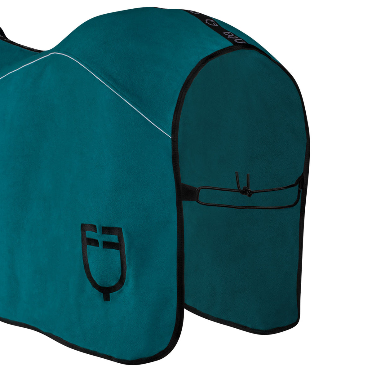 Equestro Fleece rug with flap front closure