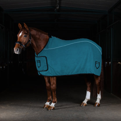 Equestro Fleece rug with flap front closure