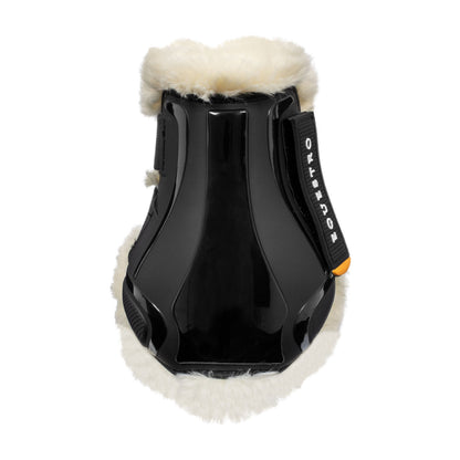Equestro Fetlock boots in TPU and synthetic sheepskin