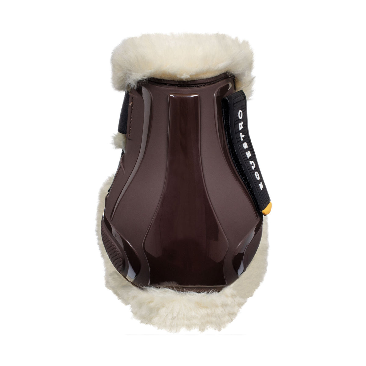 Equestro Fetlock boots in TPU and synthetic sheepskin