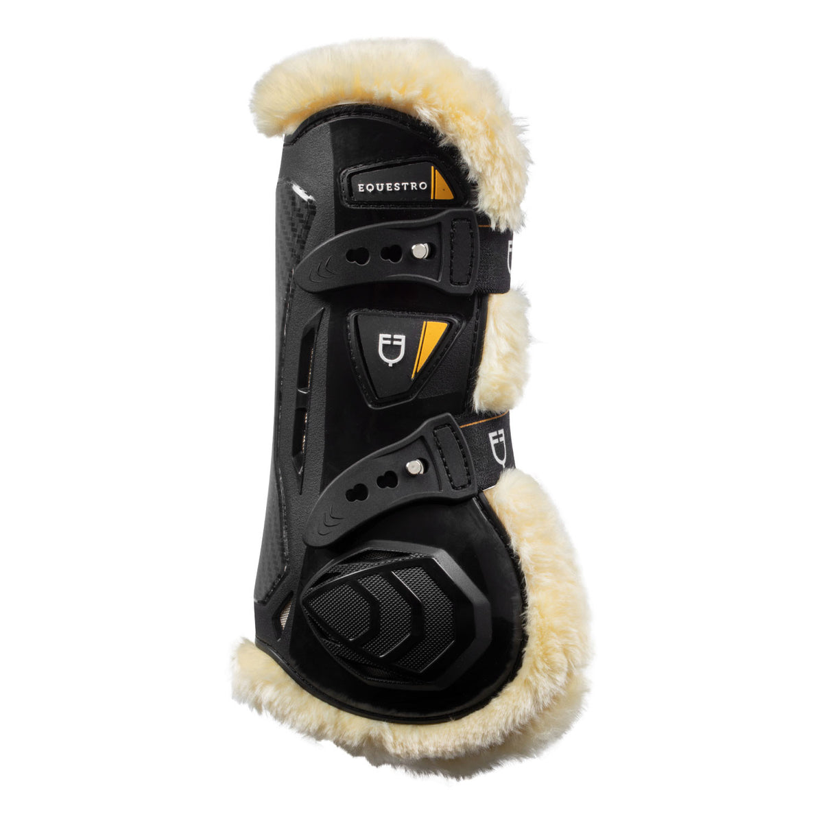 Equestro Synthetic sheepskin quick release tendon boots