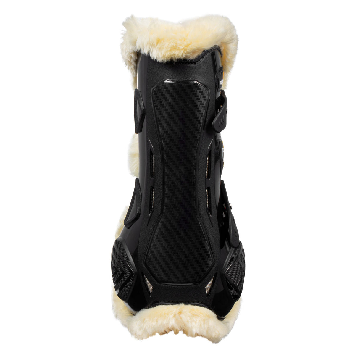 Equestro Synthetic sheepskin quick release tendon boots