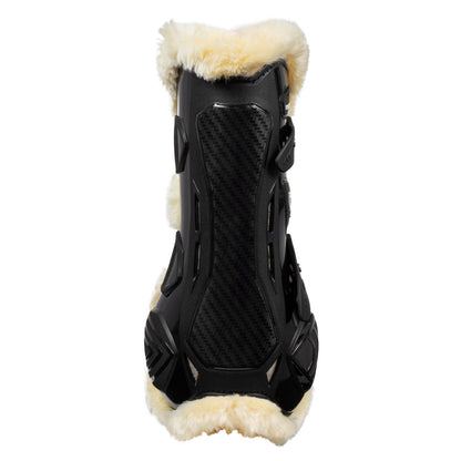 Equestro Synthetic sheepskin quick release tendon boots